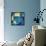 Abstract Geo-Milli Villa-Framed Stretched Canvas displayed on a wall