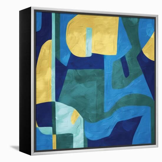 Abstract Geo-Milli Villa-Framed Stretched Canvas