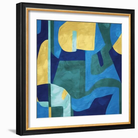 Abstract Geo-Milli Villa-Framed Art Print