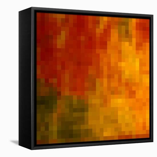 Abstract, Geometric Background-Malija-Framed Stretched Canvas