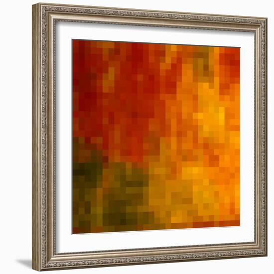 Abstract, Geometric Background-Malija-Framed Art Print