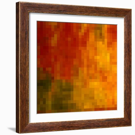 Abstract, Geometric Background-Malija-Framed Art Print