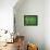 Abstract Geometric Brazil Flag-cienpies-Framed Stretched Canvas displayed on a wall