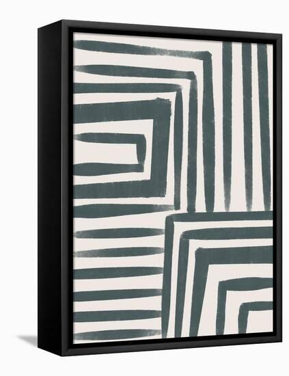 Abstract Geometric Line Art 4-null-Framed Stretched Canvas