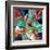 Abstract Geometric Pattern-Tanor-Framed Art Print