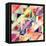 Abstract Geometric Pattern-Tanor-Framed Stretched Canvas