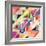 Abstract Geometric Pattern-Tanor-Framed Art Print