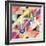 Abstract Geometric Pattern-Tanor-Framed Art Print