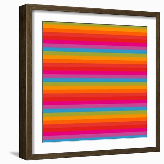 Abstract Geometric Pattern-frenkelvic-Framed Art Print