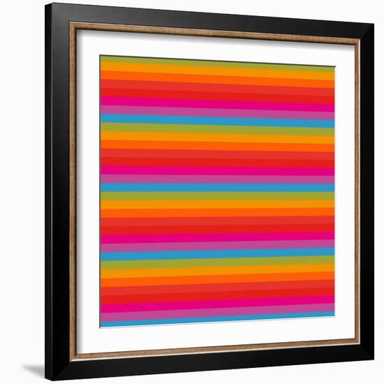 Abstract Geometric Pattern-frenkelvic-Framed Art Print