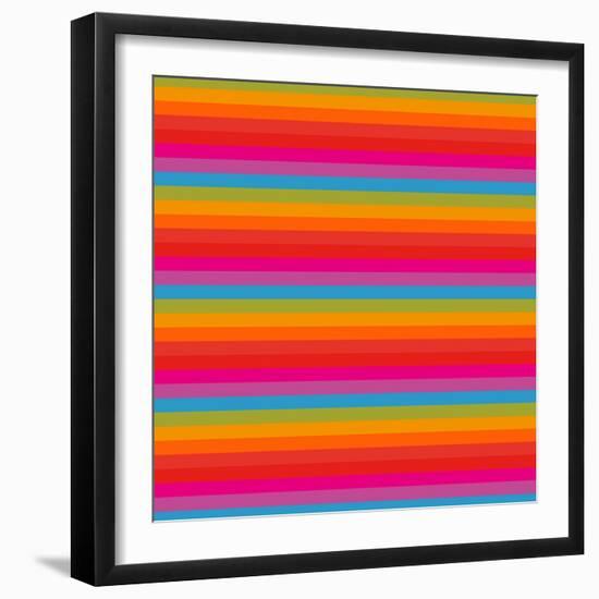 Abstract Geometric Pattern-frenkelvic-Framed Art Print