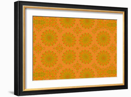 Abstract Geometric Pattern-Dink101-Framed Art Print