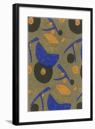 Abstract Geometric Pattern-Found Image Press-Framed Giclee Print