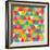 Abstract Geometric Triangle Seamless Pattern-Heizel-Framed Art Print