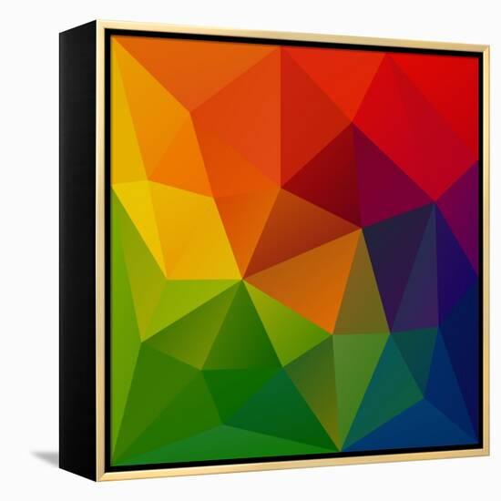 Abstract Geometrical Background-epic44-Framed Stretched Canvas