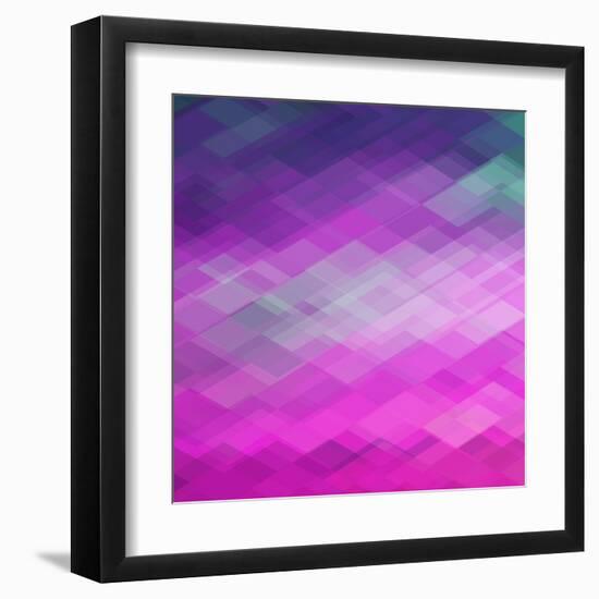 Abstract Geometrical Background-epic44-Framed Art Print