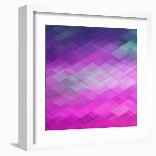 Abstract Geometrical Background-epic44-Framed Art Print