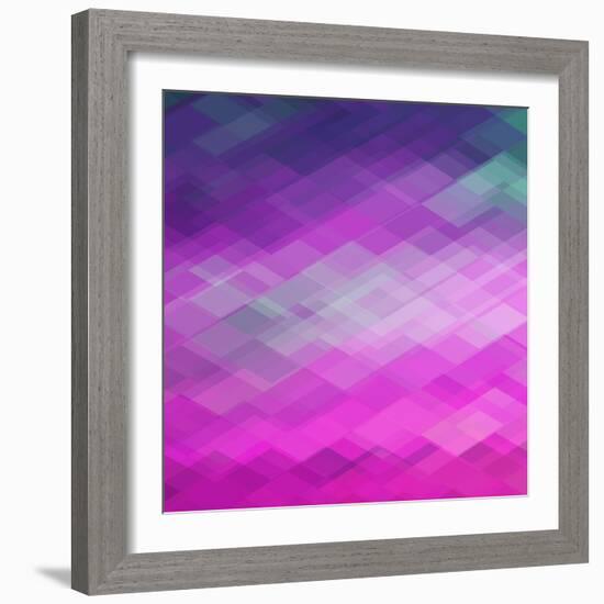 Abstract Geometrical Background-epic44-Framed Art Print