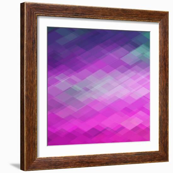 Abstract Geometrical Background-epic44-Framed Art Print