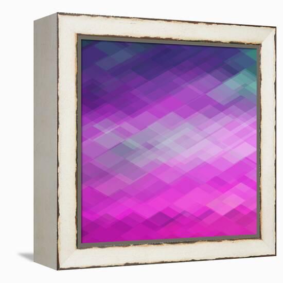 Abstract Geometrical Background-epic44-Framed Stretched Canvas