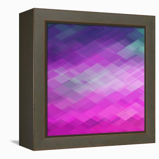 Abstract Geometrical Background-epic44-Framed Stretched Canvas