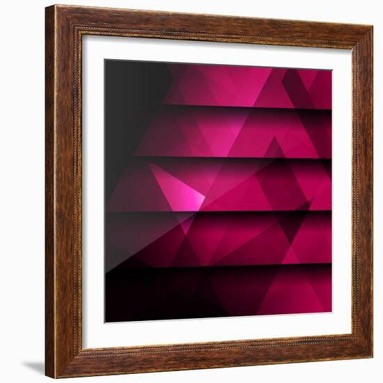 Abstract Geometrical Background-Tarchyshnik Andrei-Framed Art Print