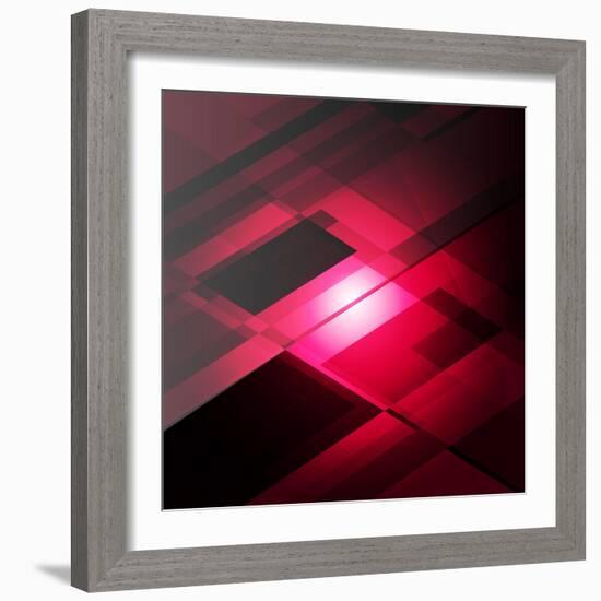 Abstract Geometrical Background-Tarchyshnik Andrei-Framed Art Print