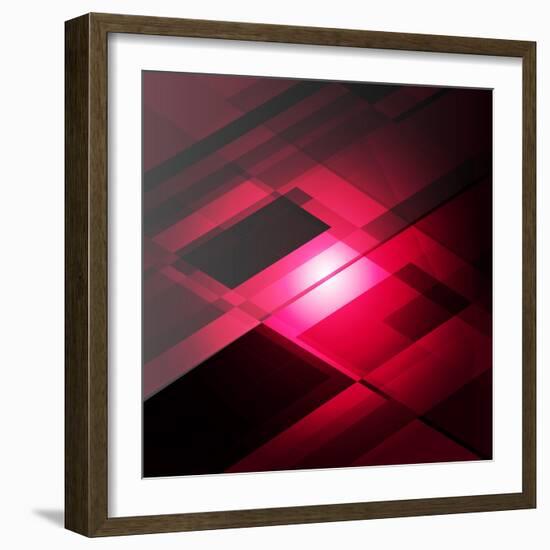 Abstract Geometrical Background-Tarchyshnik Andrei-Framed Art Print