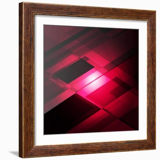 Abstract Geometrical Background-Tarchyshnik Andrei-Framed Art Print