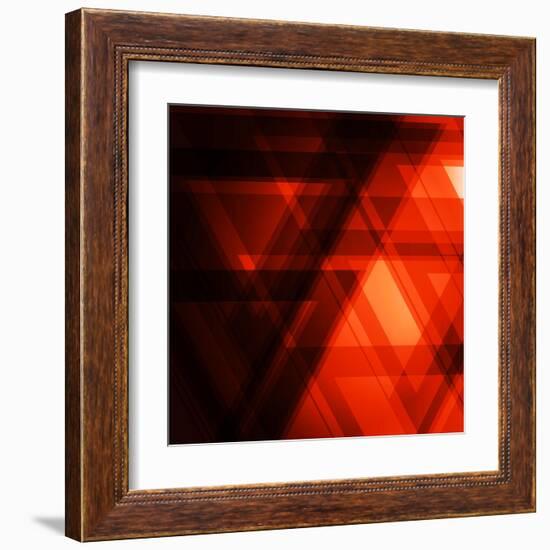 Abstract Geometrical Background-Tarchyshnik Andrei-Framed Art Print