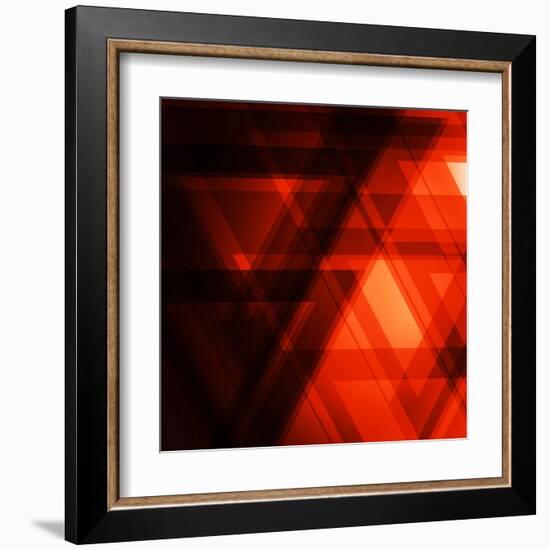 Abstract Geometrical Background-Tarchyshnik Andrei-Framed Art Print