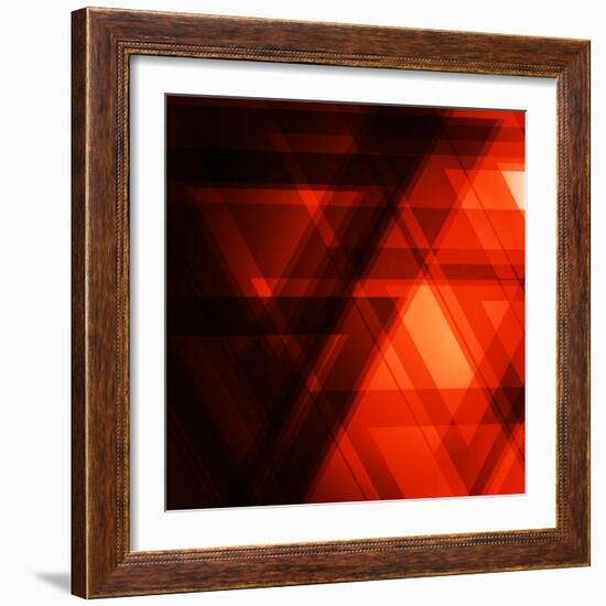 Abstract Geometrical Background-Tarchyshnik Andrei-Framed Art Print