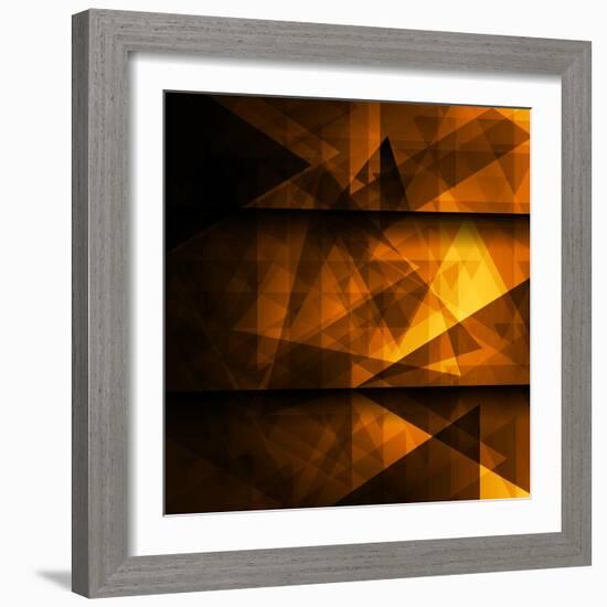 Abstract Geometrical Background-Tarchyshnik Andrei-Framed Art Print