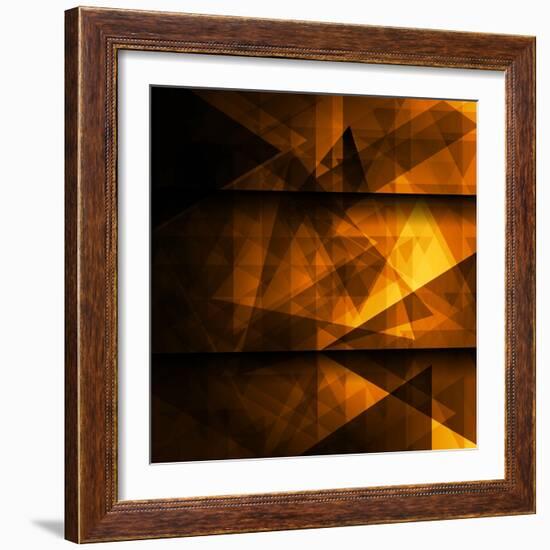 Abstract Geometrical Background-Tarchyshnik Andrei-Framed Art Print