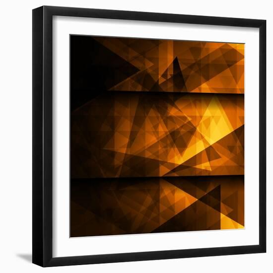 Abstract Geometrical Background-Tarchyshnik Andrei-Framed Art Print