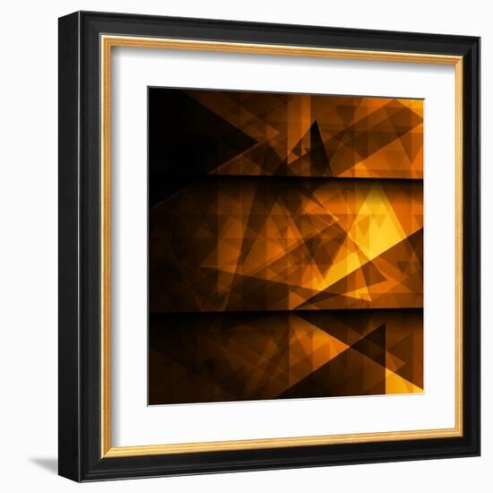 Abstract Geometrical Background-Tarchyshnik Andrei-Framed Art Print