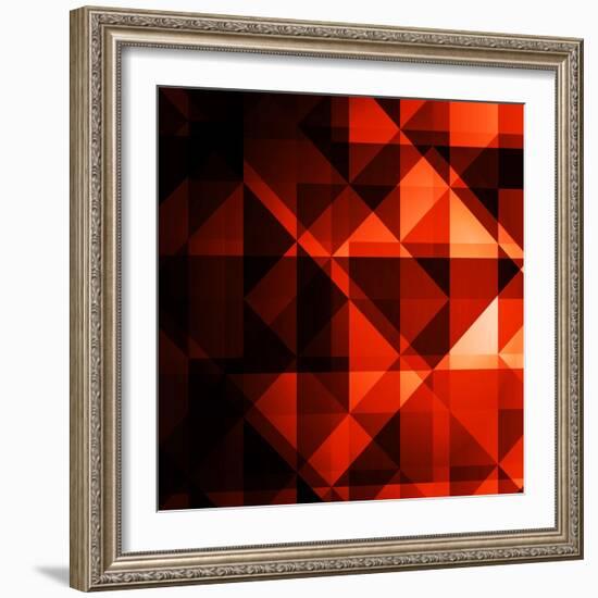 Abstract Geometrical Background-Tarchyshnik Andrei-Framed Art Print