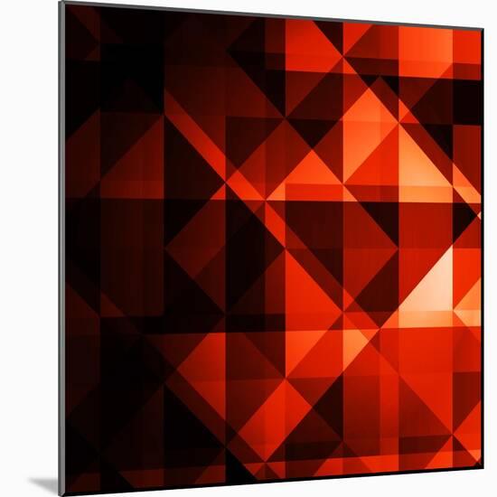 Abstract Geometrical Background-Tarchyshnik Andrei-Mounted Art Print