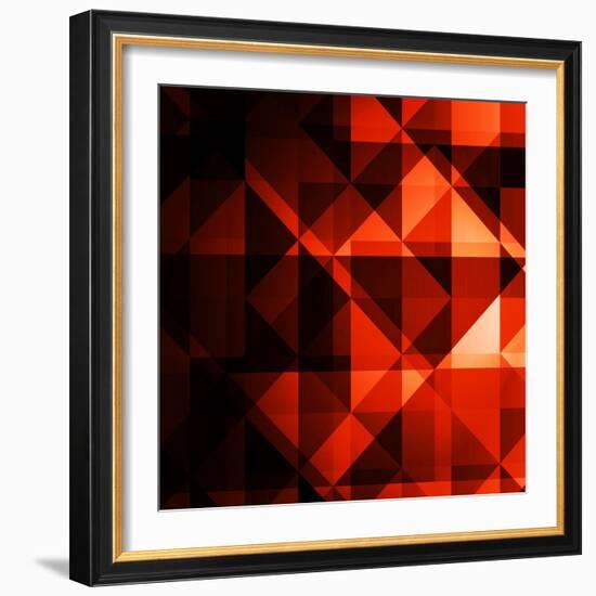 Abstract Geometrical Background-Tarchyshnik Andrei-Framed Art Print