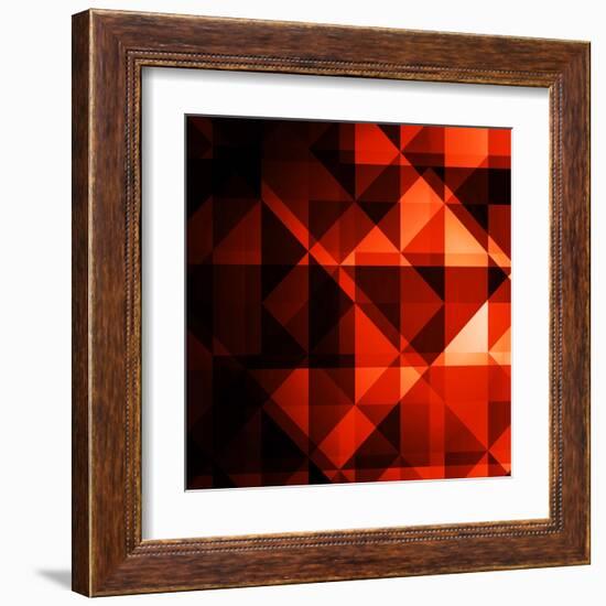 Abstract Geometrical Background-Tarchyshnik Andrei-Framed Art Print