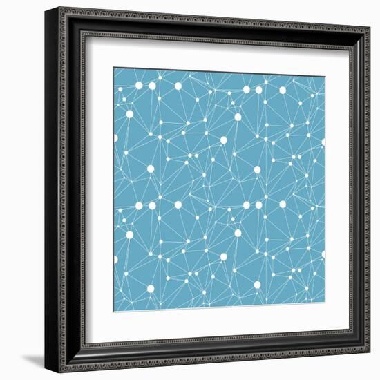 Abstract Geometrical Background-lolya1988-Framed Art Print