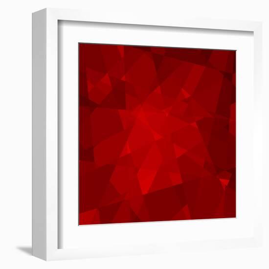 Abstract Geometrical Background-epic44-Framed Art Print