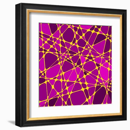 Abstract Geometrical Background-epic44-Framed Art Print