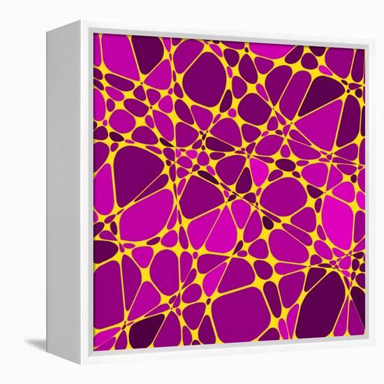 Abstract Geometrical Background-epic44-Framed Stretched Canvas