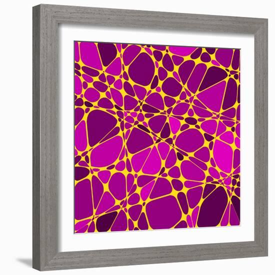 Abstract Geometrical Background-epic44-Framed Art Print