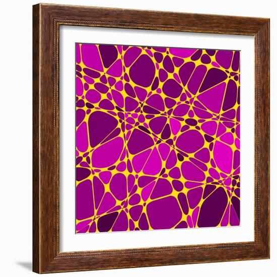 Abstract Geometrical Background-epic44-Framed Art Print