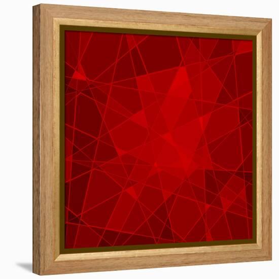 Abstract Geometrical Background-epic44-Framed Stretched Canvas