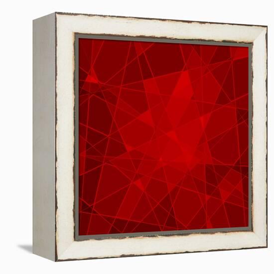 Abstract Geometrical Background-epic44-Framed Stretched Canvas