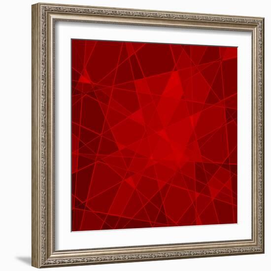 Abstract Geometrical Background-epic44-Framed Art Print