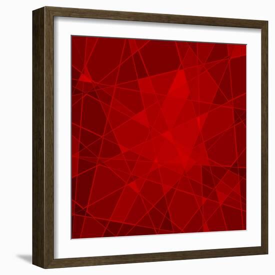 Abstract Geometrical Background-epic44-Framed Art Print